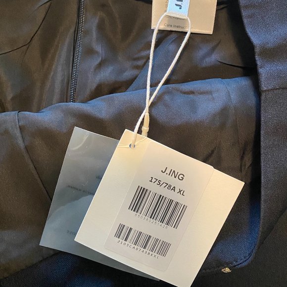 J.ING Inaya Black Asymmetrical Skirt - Black Mini Skirt - NWT, Never Worn - Picture 4 of 6